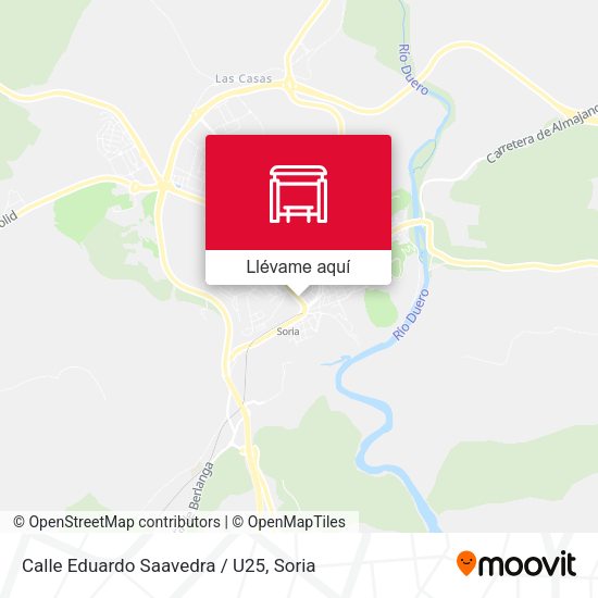 Mapa Calle Eduardo Saavedra / U25