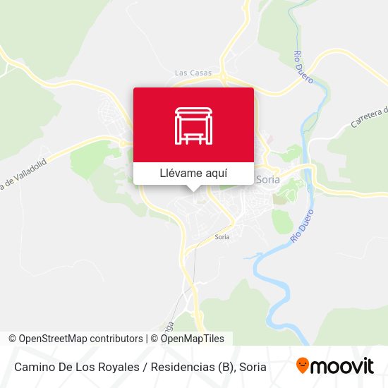 Mapa Camino De Los Royales / Residencias (B)