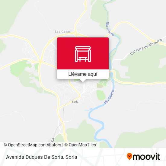 Mapa Avenida Duques De Soria