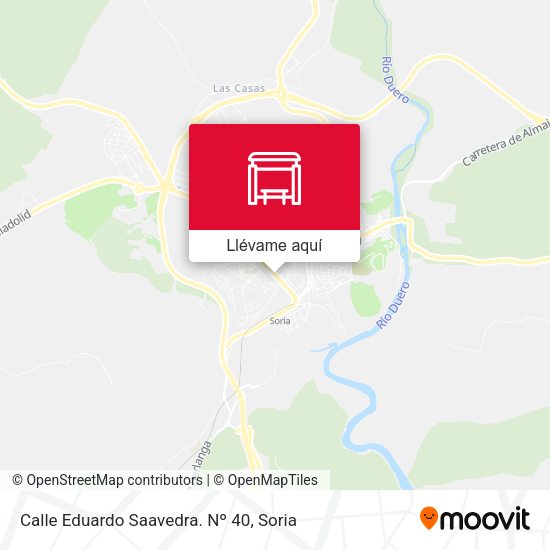 Mapa Calle Eduardo Saavedra. Nº 40