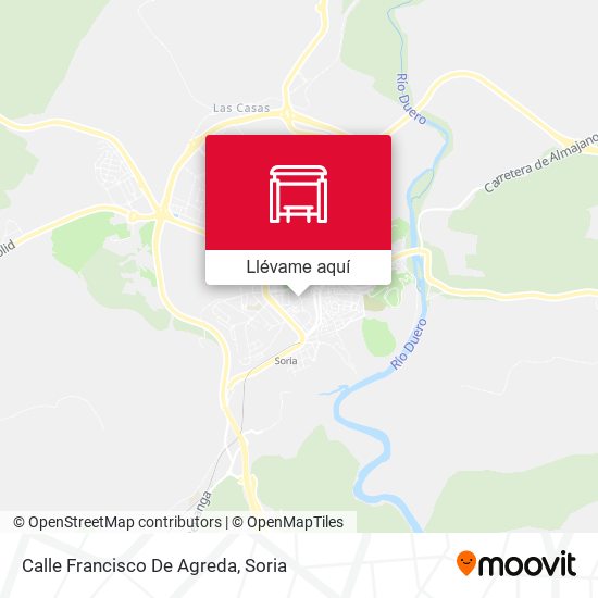 Mapa Calle Francisco De Agreda