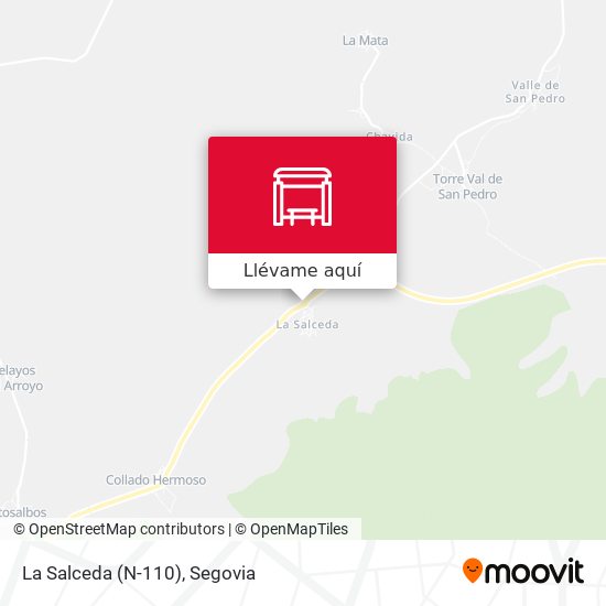 Mapa La Salceda (N-110)
