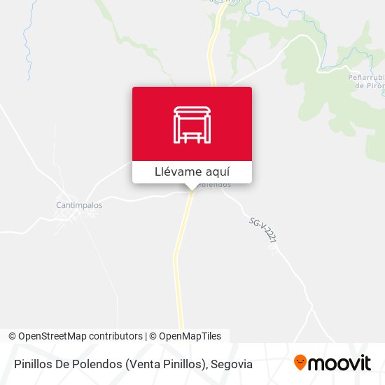 Mapa Pinillos De Polendos (Venta Pinillos)