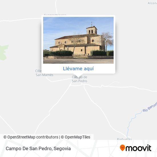 Mapa Campo De San Pedro