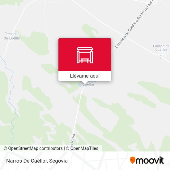Mapa Narros De Cuéllar