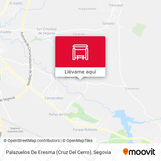 Mapa Palazuelos De Eresma (Cruz Del Cerro)