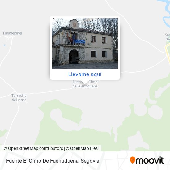 Mapa Fuente El Olmo De Fuentidueña