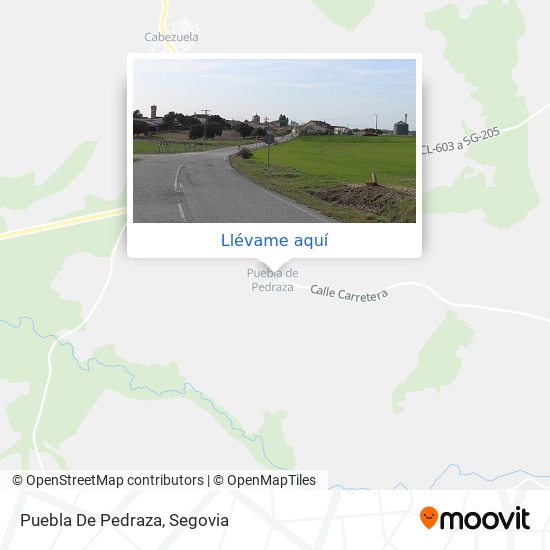Mapa Puebla De Pedraza