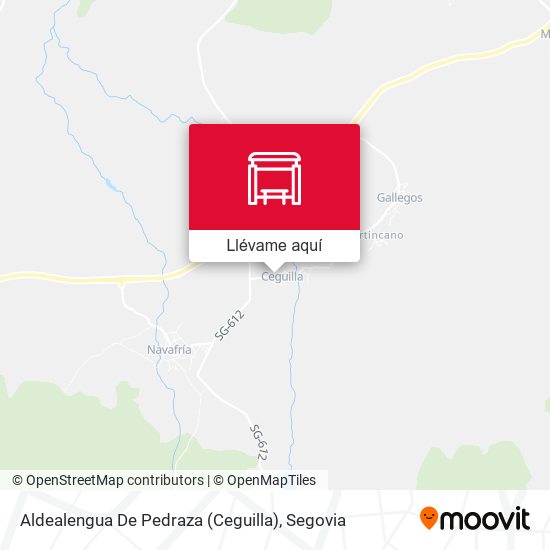 Mapa Aldealengua De Pedraza (Ceguilla)