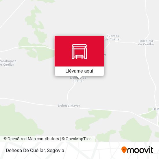 Mapa Dehesa De Cuéllar
