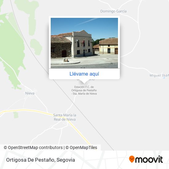 Mapa Ortigosa De Pestaño