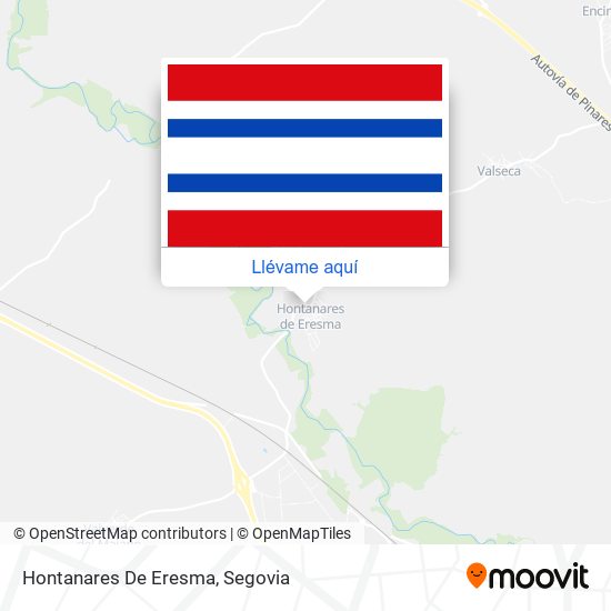 Mapa Hontanares De Eresma
