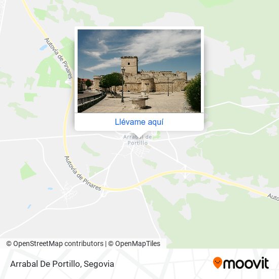Mapa Arrabal De Portillo