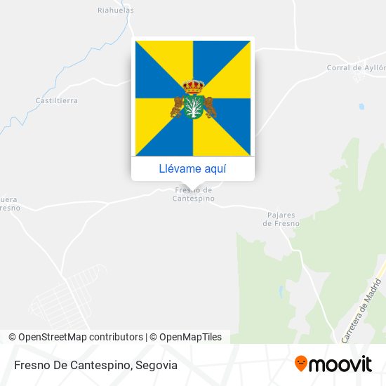 Mapa Fresno De Cantespino