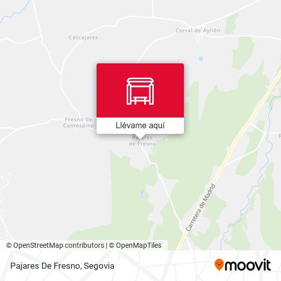 Mapa Pajares De Fresno