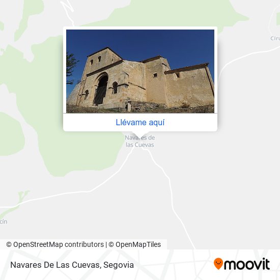 Mapa Navares De Las Cuevas