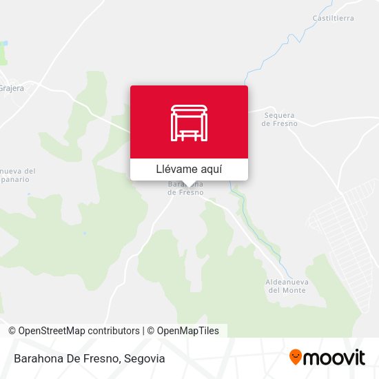 Mapa Barahona De Fresno