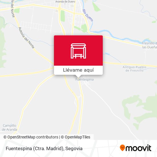 Mapa Fuentespina (Ctra. Madrid)