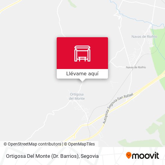 Mapa Ortigosa Del Monte (Dr. Barrios)