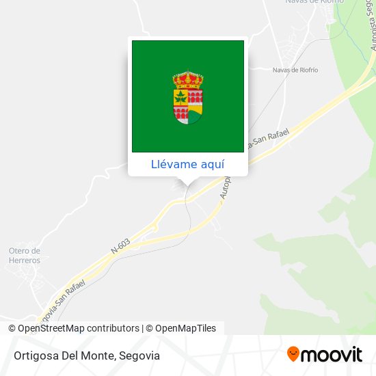 Mapa Ortigosa Del Monte