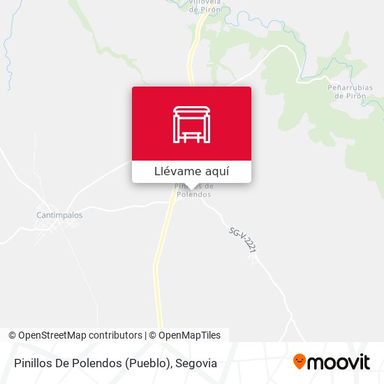 Mapa Pinillos De Polendos (Pueblo)