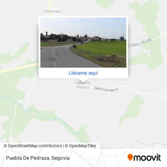 Mapa Puebla De Pedraza