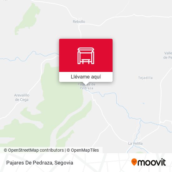 Mapa Pajares De Pedraza