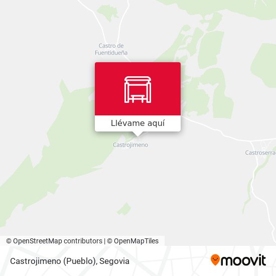 Mapa Castrojimeno (Pueblo)