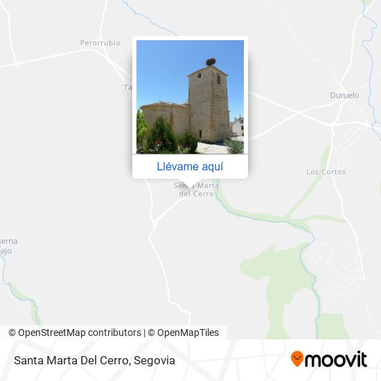 Mapa Santa Marta Del Cerro