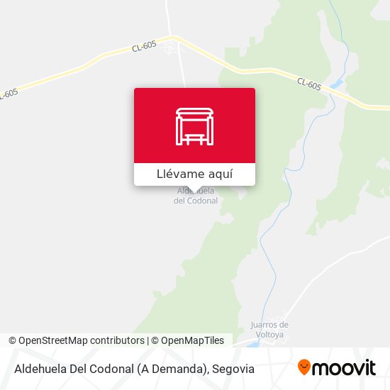 Mapa Aldehuela Del Codonal (A Demanda)