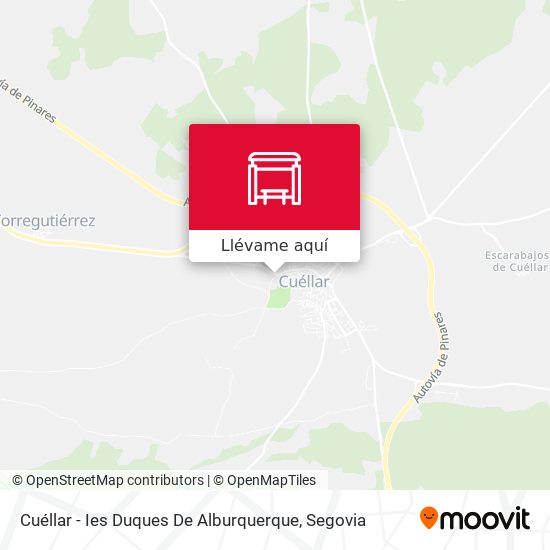 Mapa Cuéllar - Ies Duques De Alburquerque
