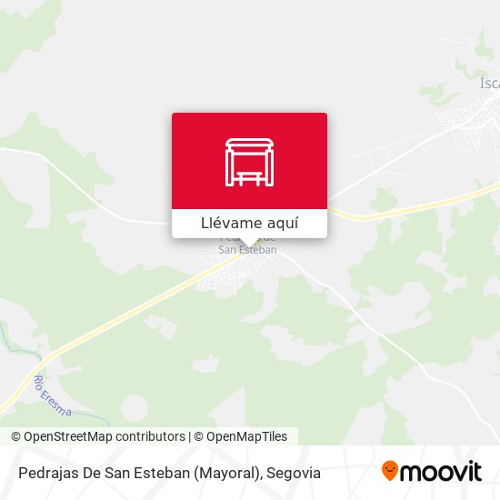 Mapa Pedrajas De San Esteban (Mayoral)