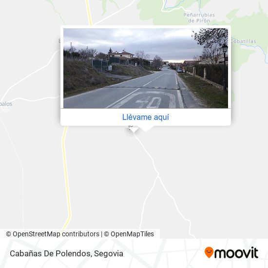 Mapa Cabañas De Polendos