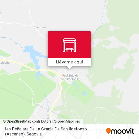 Mapa Ies Peñalara De La Granja De San Ildefonso (Ascenso)