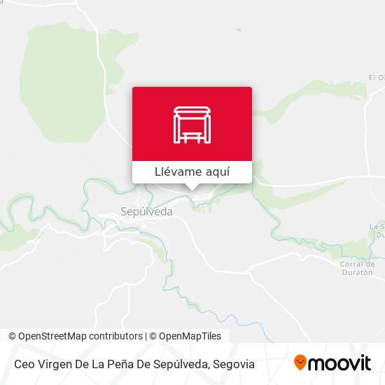 Mapa Ceo Virgen De La Peña De Sepúlveda