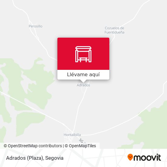 Mapa Adrados (Plaza)