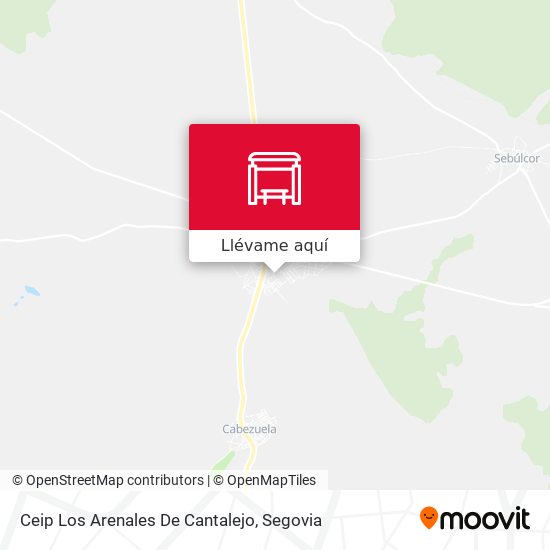 Mapa Ceip Los Arenales De Cantalejo