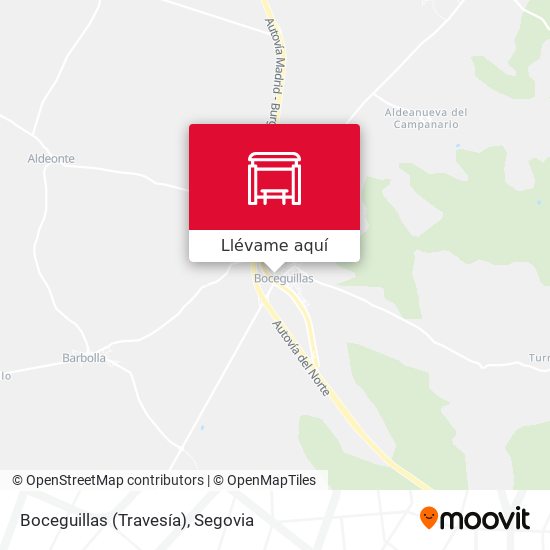 Mapa Boceguillas (Travesía)