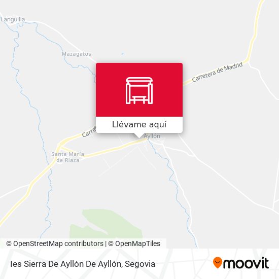 Mapa Ies Sierra De Ayllón De Ayllón