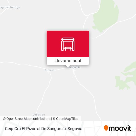 Mapa Ceip Cra El Pizarral De Sangarcía