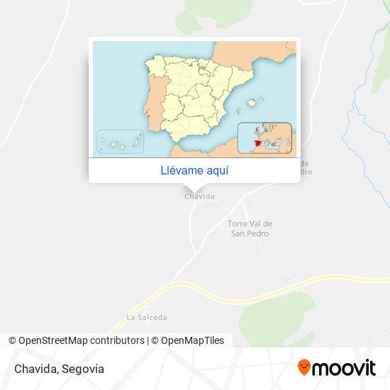 Mapa Chavida