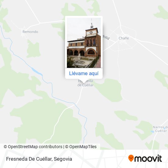 Mapa Fresneda De Cuéllar