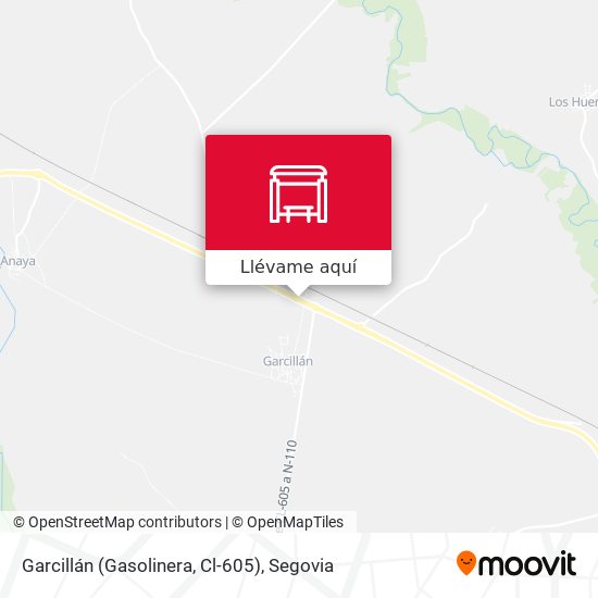 Mapa Garcillán (Gasolinera, Cl-605)