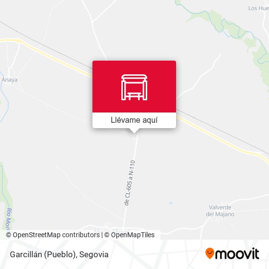 Mapa Garcillán (Pueblo)