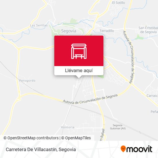 Mapa Carretera De Villacastín