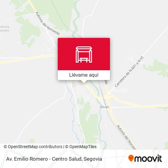Mapa Av. Emilio Romero - Centro Salud