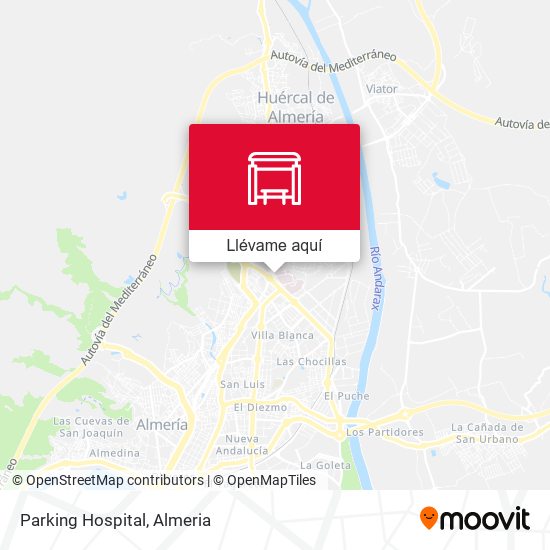 Mapa Parking Hospital