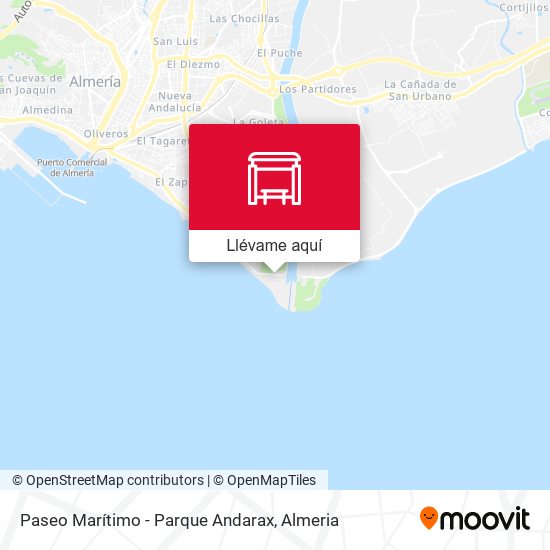 Mapa Paseo Marítimo - Parque Andarax