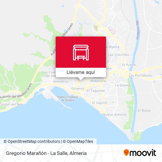 Mapa Gregorio Marañón - La Salle