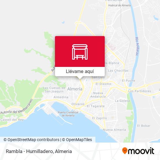 Mapa Rambla - Humilladero